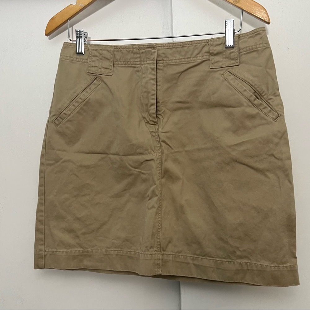 J. Crew size 8 khaki skirt